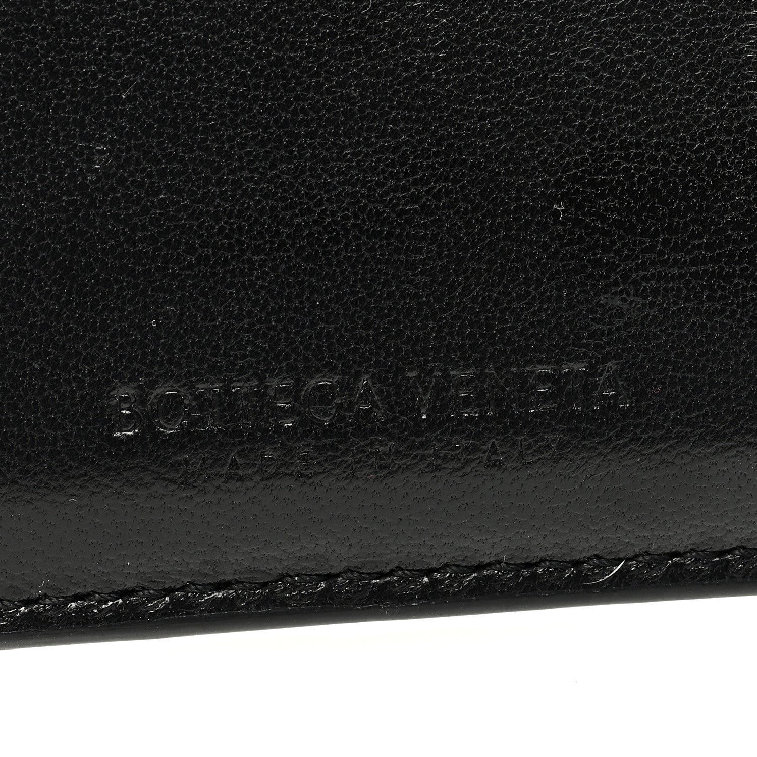 Bottega Veneta Nappa Maxi Intrecciato Zip Card Holder Black 6 of 6