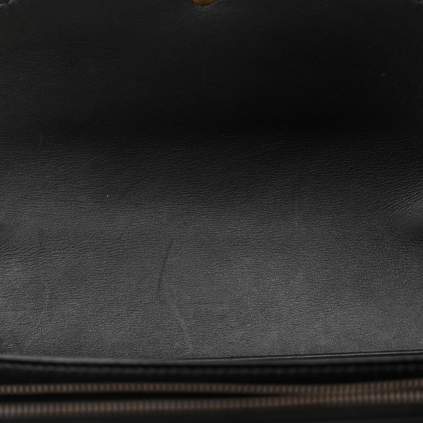 Calfskin Matelasse GG Marmont Chain Wallet Black