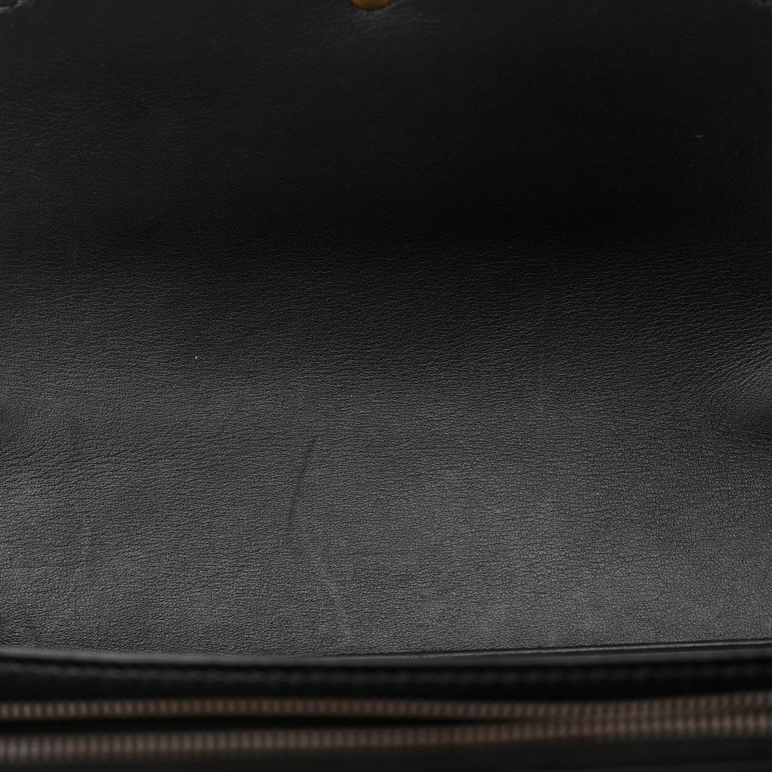 Gucci Calfskin Matelasse GG Marmont Chain Wallet Black 11 of 13
