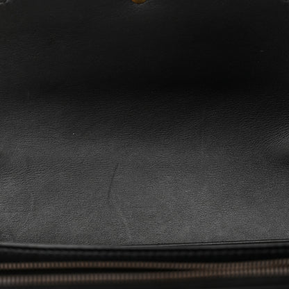 Gucci Calfskin Matelasse GG Marmont Chain Wallet Black 11 of 13