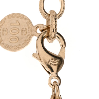 Chanel Pearl CC 100th Anniversary Necklace Light Gold 5 of 7
