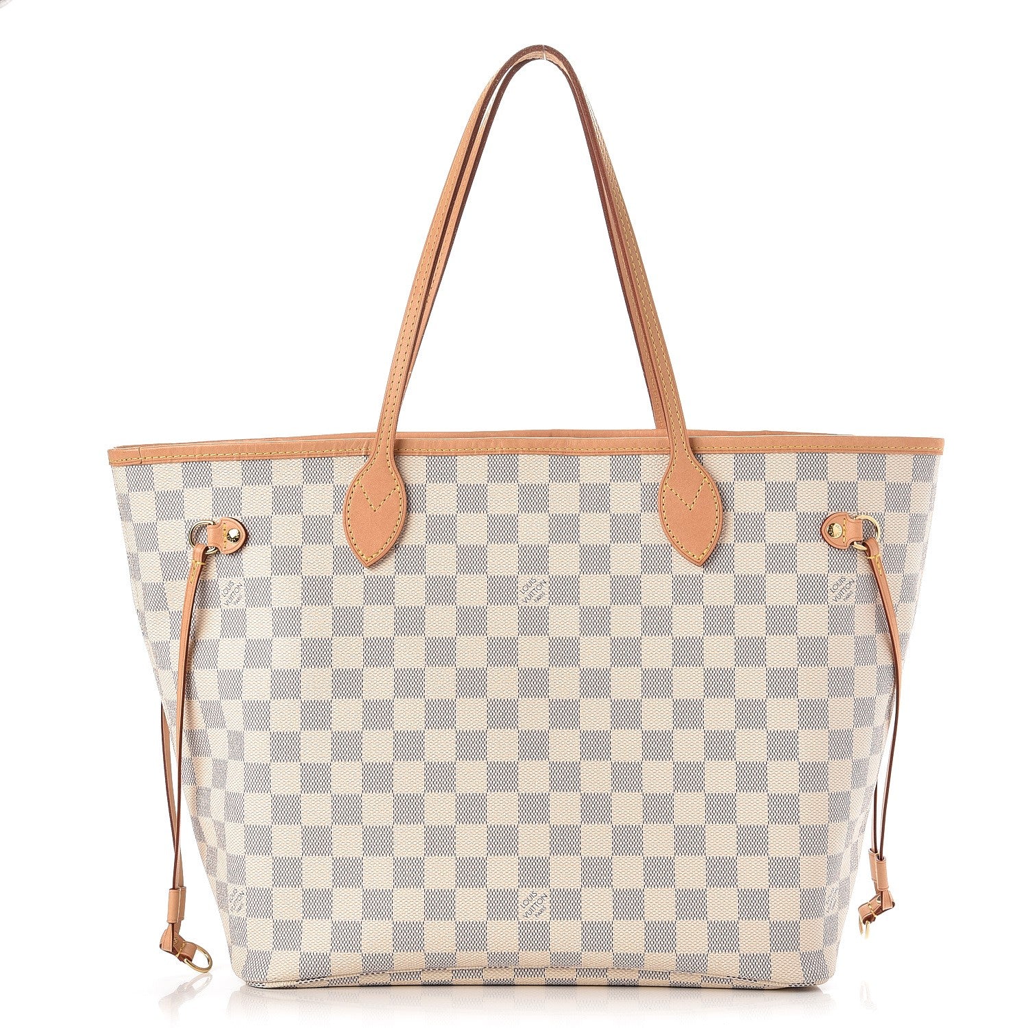 Louis Vuitton Damier Azur Neo Neverfull MM Rose Ballerine 1 of 11