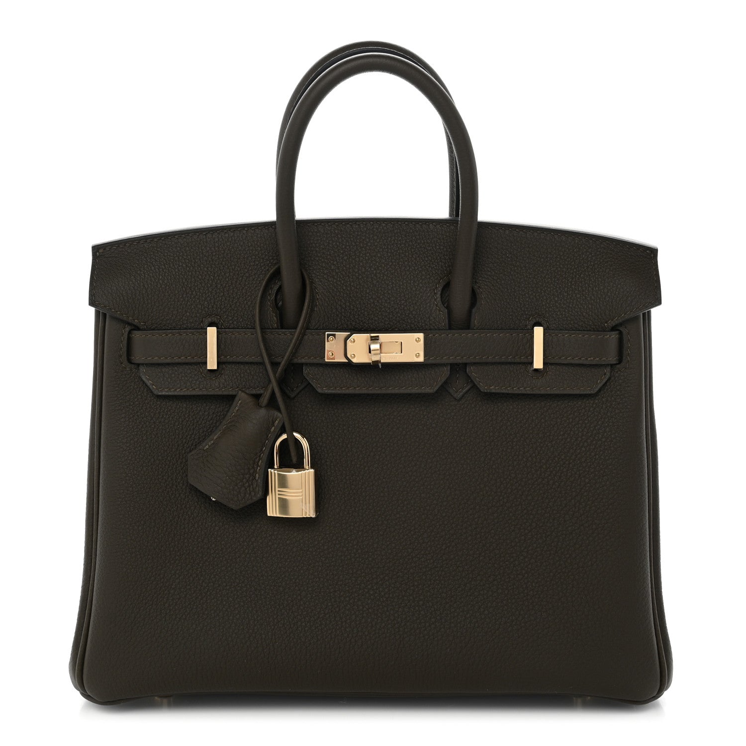Hermes Togo Birkin 25 Vert Loden 1 of 10