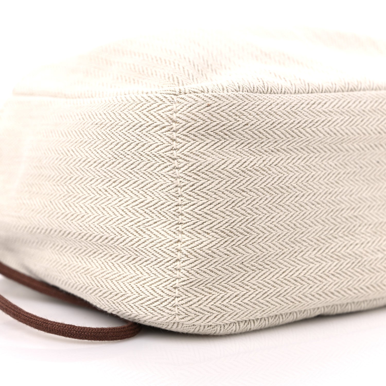 Hermes Canvas Barenia Fourbi 20 PM Pouch Naturel Fauve 7 of 8