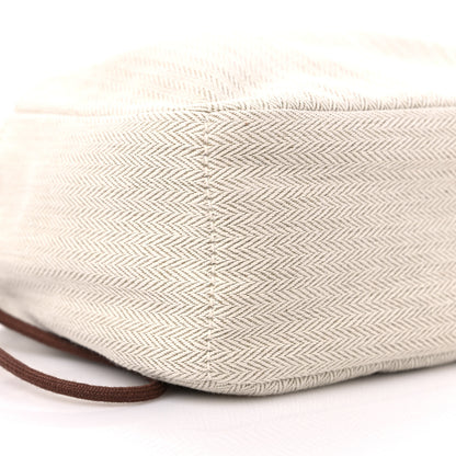 Hermes Canvas Barenia Fourbi 20 PM Pouch Naturel Fauve 7 of 8