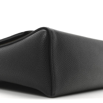 Burberry Grainy Calfskin Vintage Check Note Crossbody Bag Black 8 of 9