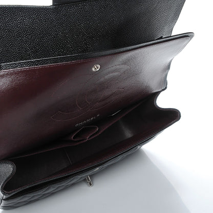 Chanel Caviar Quilted Jumbo Double Flap Black 5 of 7