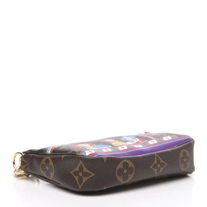 Louis Vuitton Monogram 2020 Christmas Animation Bumper Cars Mini Pochette Accessories Coquelicot 3 of 8