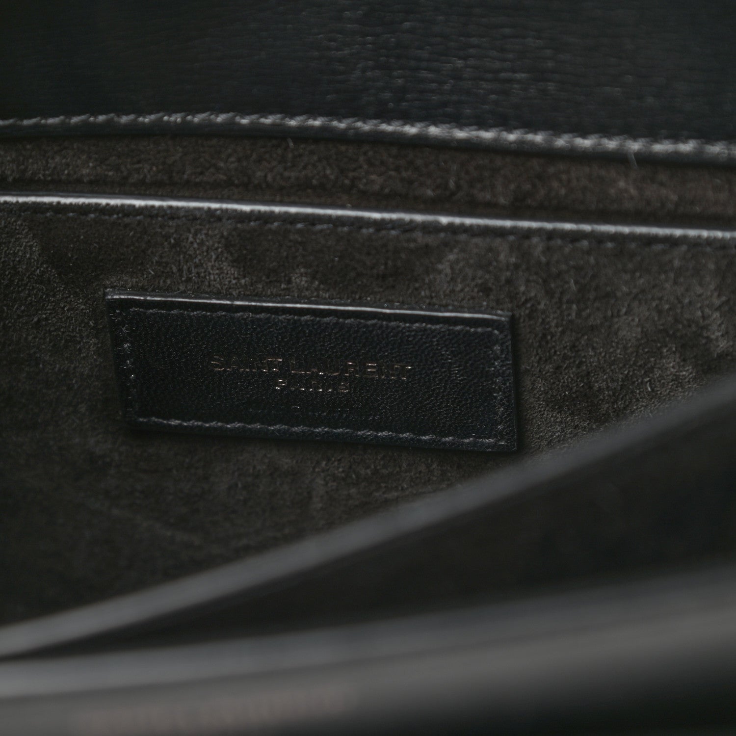 Saint Laurent Calfskin Medium Monogram Sunset Black 6 of 11
