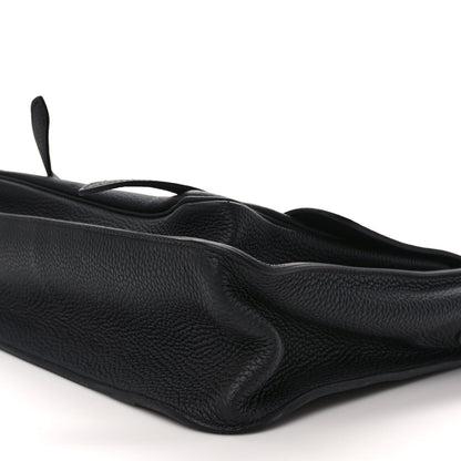 Hermes Taurillon Clemence Steve Caporal 37 Messenger Black 8 of 8
