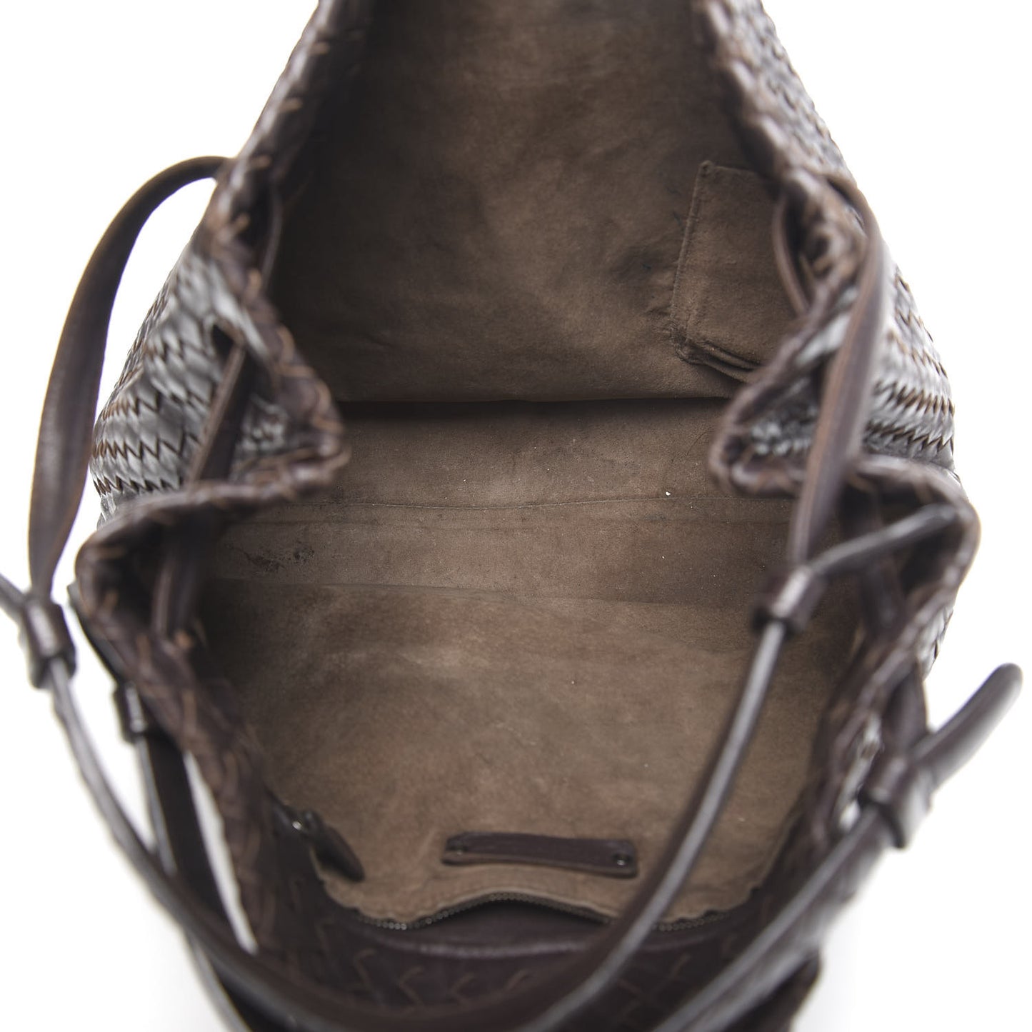 Nappa Intrecciato Medium Garda Bag Ebano