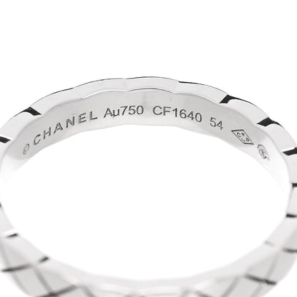 Chanel 18K White Gold Mini Coco Crush Ring 54 6.75 4 of 4