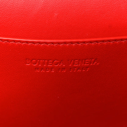 Bottega Veneta Calfskin Tip Clutch Red 6 of 8