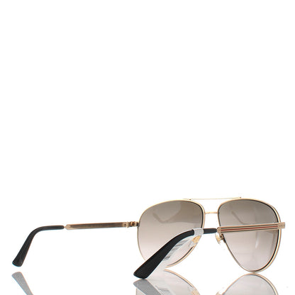 Gucci Aviator Sunglasses GG0137 Gold 4 of 9
