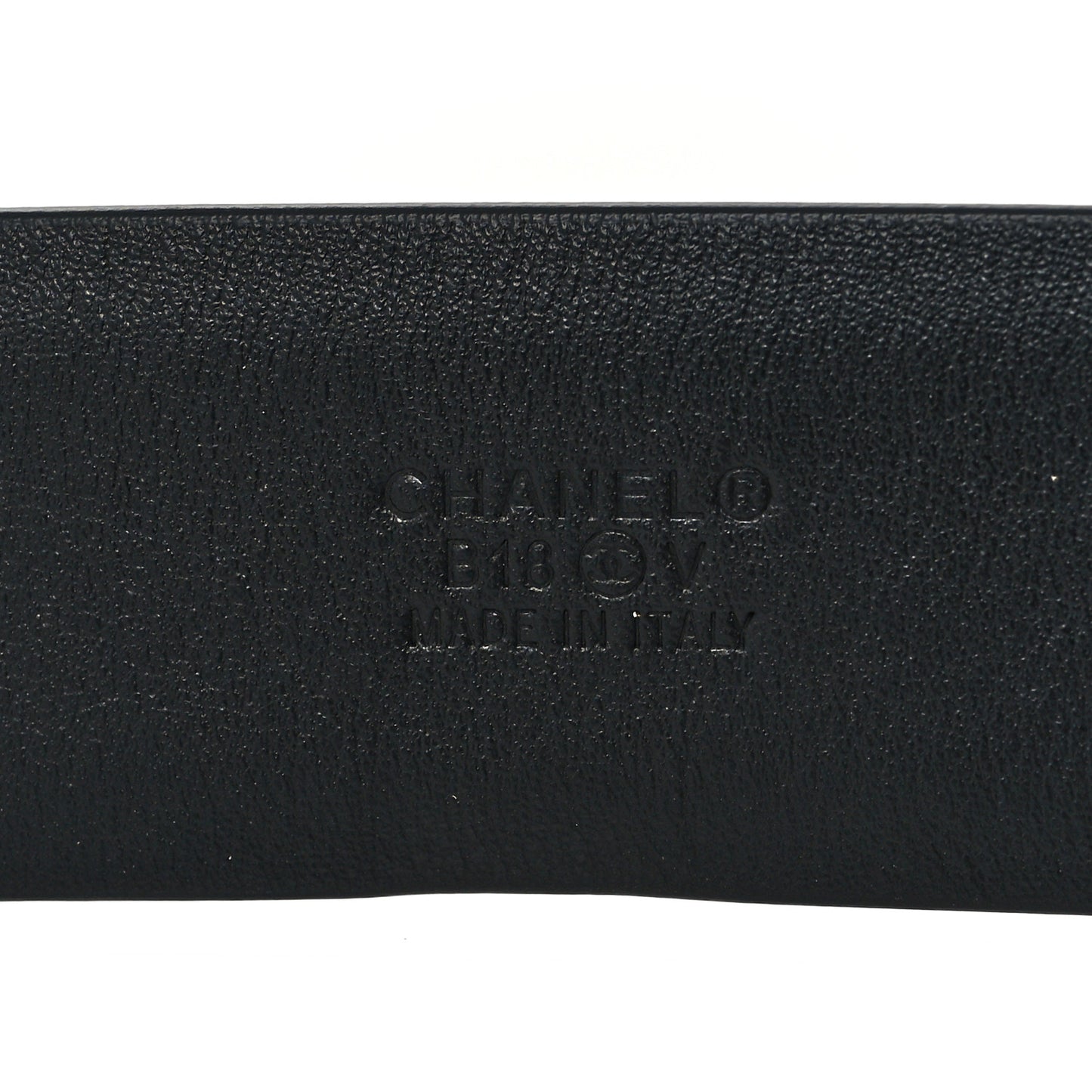Lambskin CC Chain Belt 80 32 Black