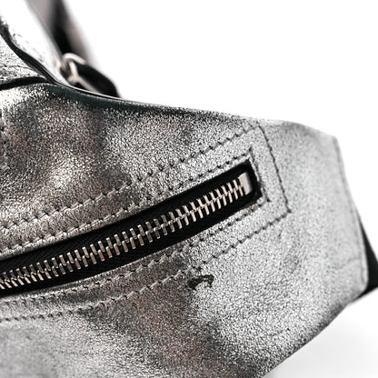 Saint Laurent Metallic Calfskin Ripstop Body Belt Bag Silver 13 of 13