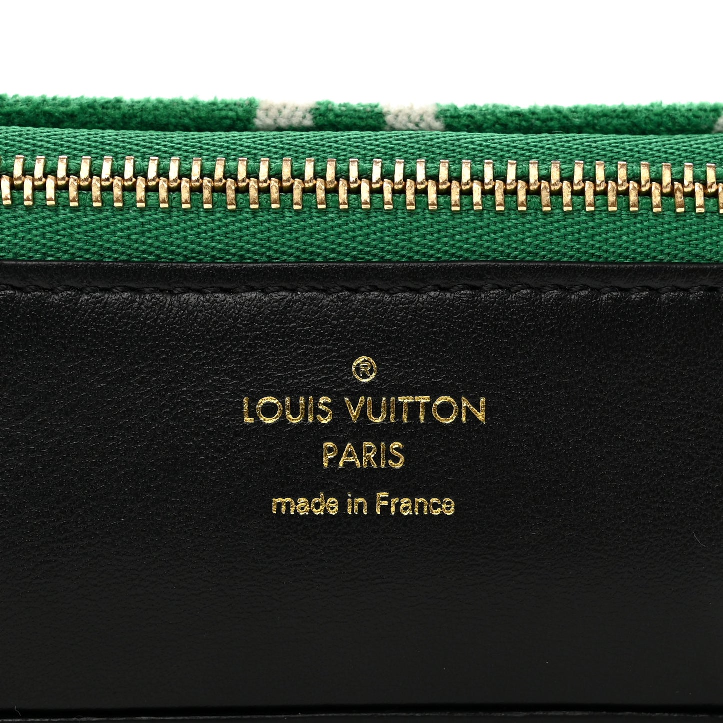 Jacquard Velvet Monogram LV Match Sunglasses Case GM Vert