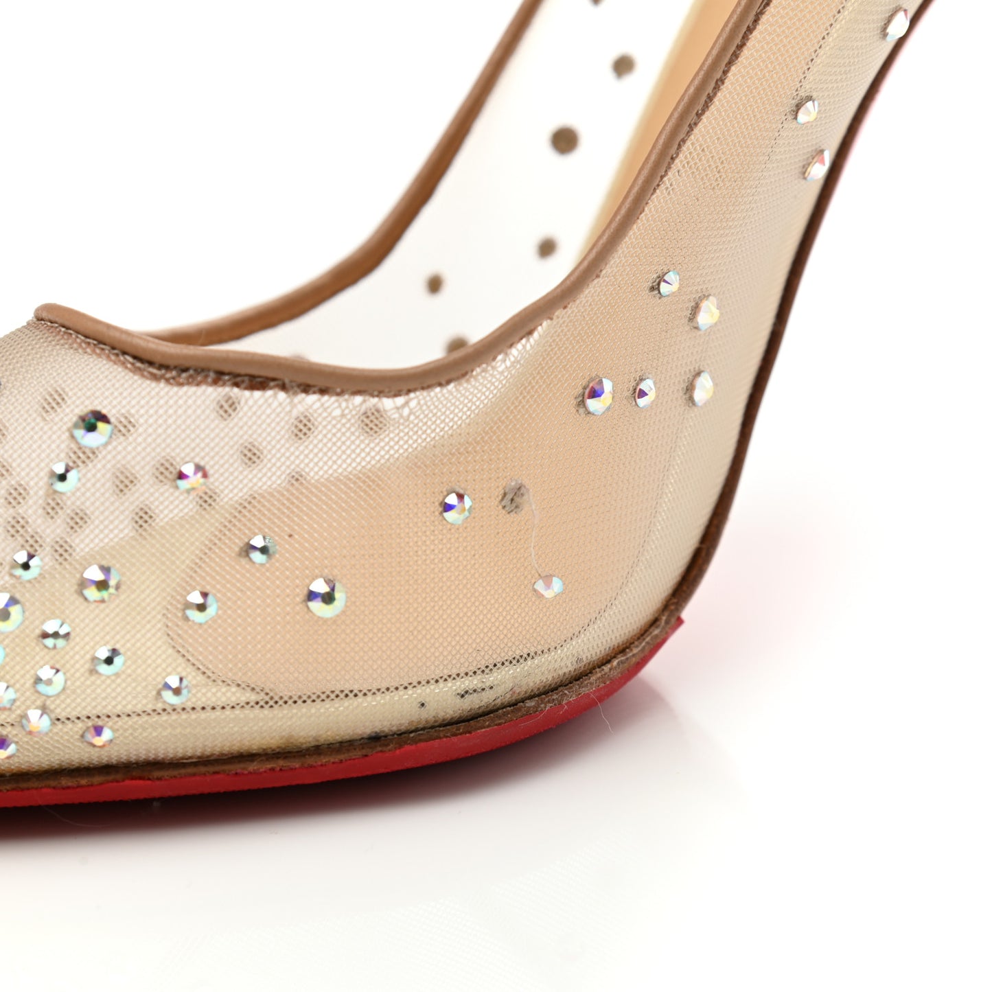 Patent Crystal Strass Follies 100 Pumps 41