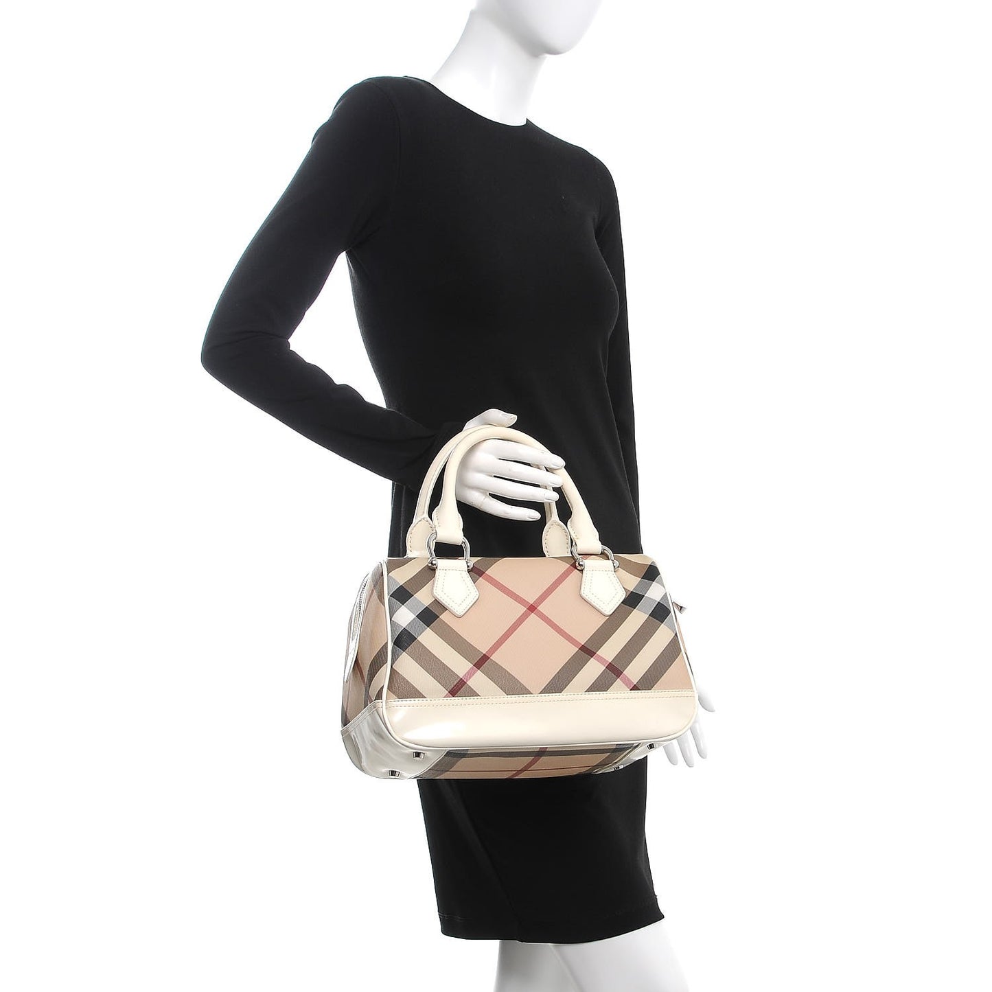 Nova Check Bowling Bag White