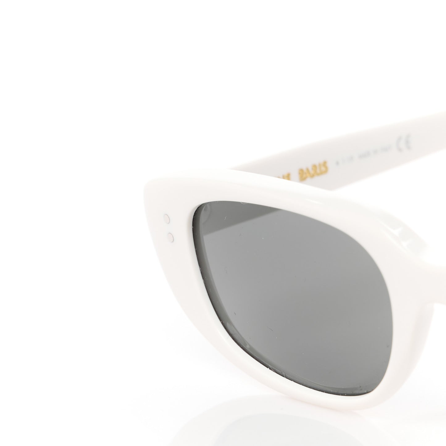 Acetate Cat Eye Sunglasses CL40095U White