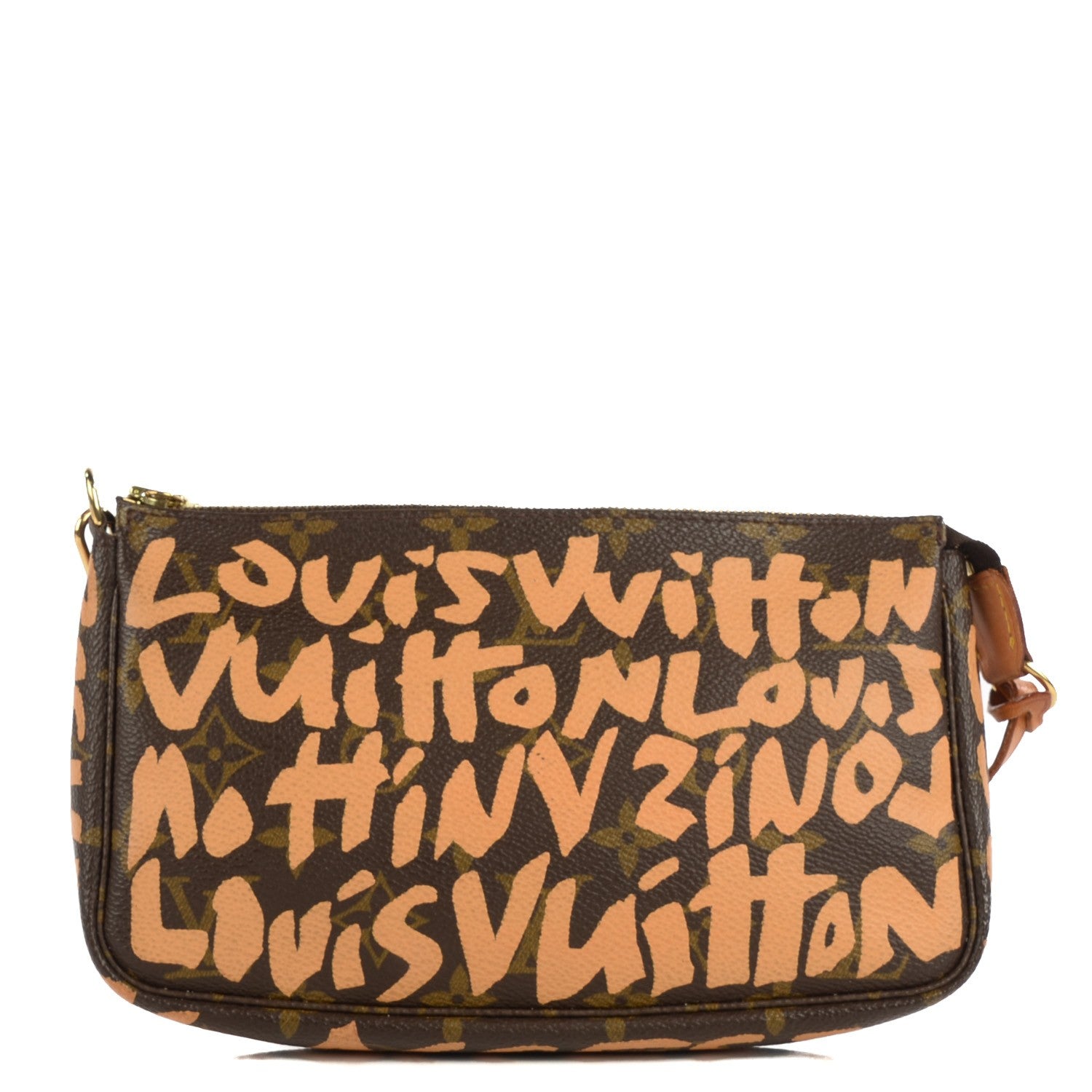 Louis Vuitton Monogram Graffiti Pochette Accessories Peach 1 of 7