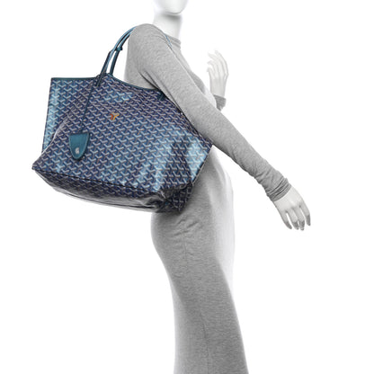 Goyard Iridescent Goyardine Saint Louis GM Pearly Blue 2 of 11