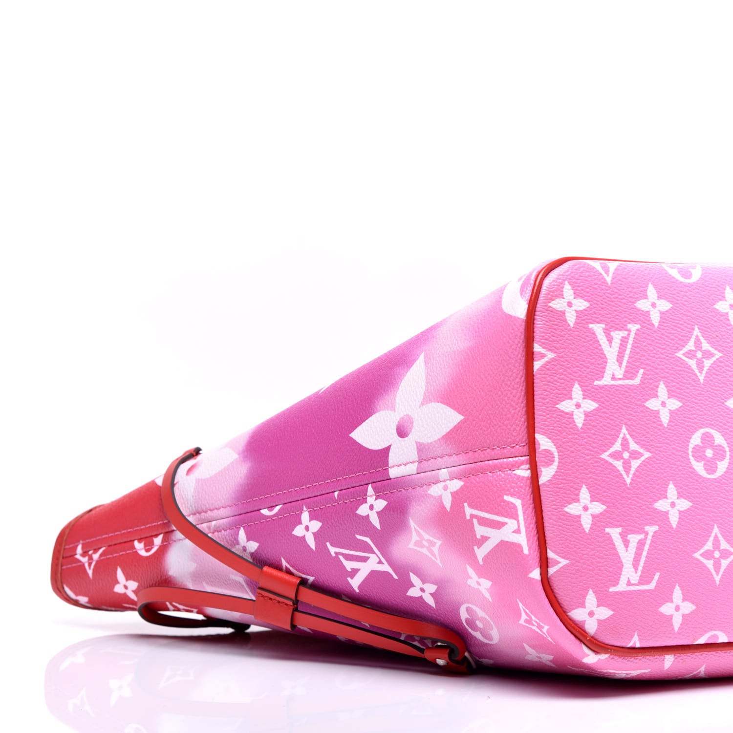 Louis Vuitton Monogram Escale Neverfull MM Rouge 7 of 8