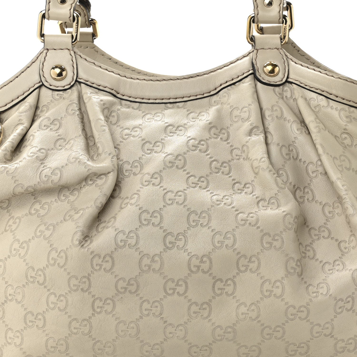 Gucci Guccissima Medium Sukey Tote Mystic White 8 of 22