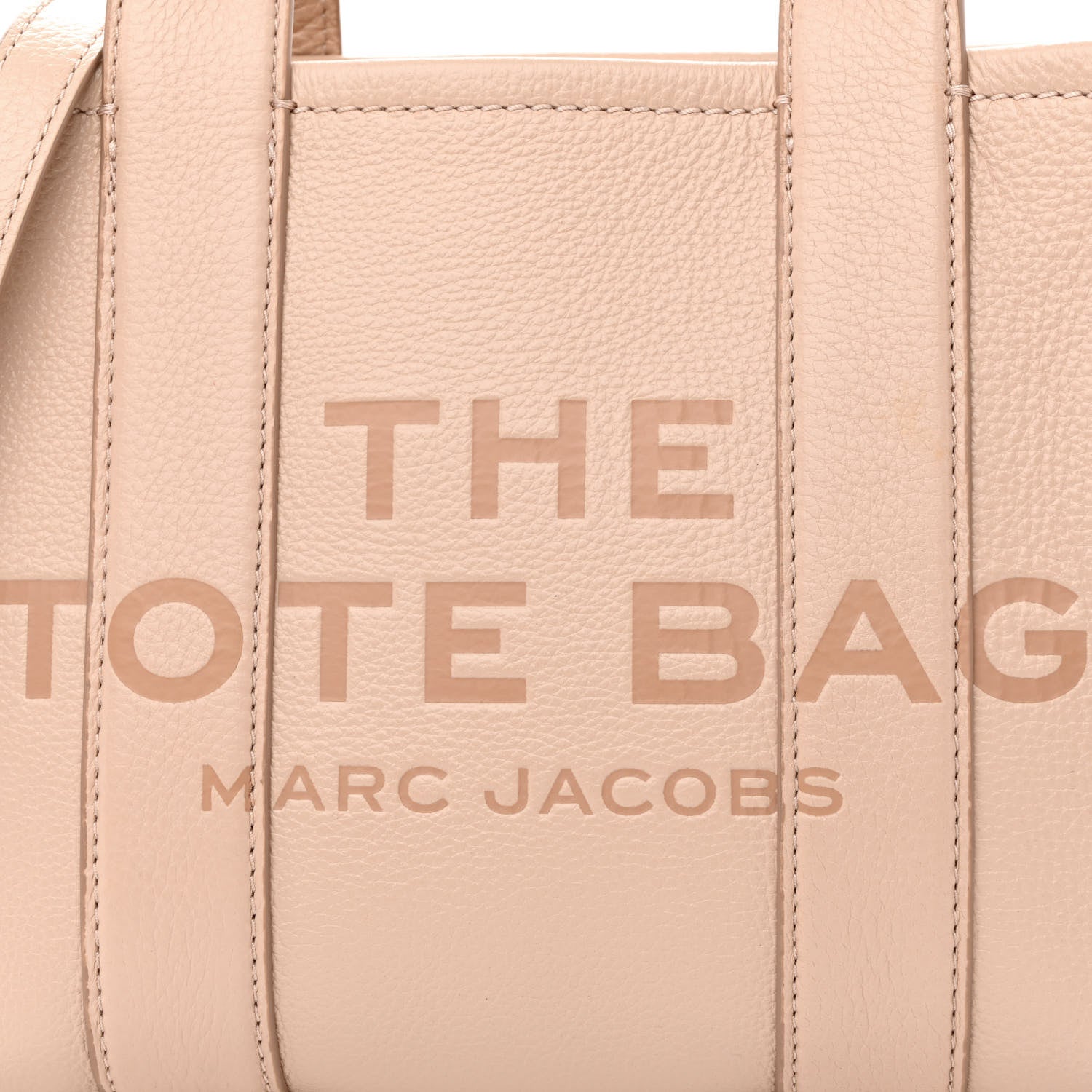 Marc Jacobs Grained Calfskin Small The Tote Bag Rose Dust 8 of 11