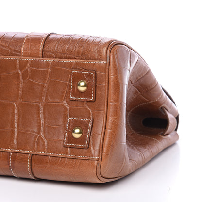 Mulberry Crocodile Embossed Bayswater Camel 10 of 11
