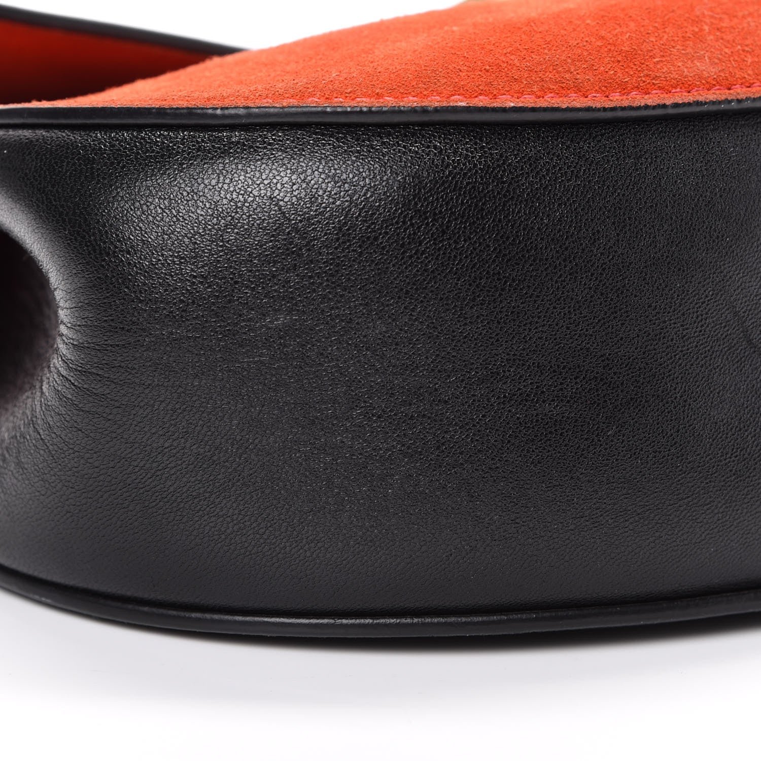 Chloe Suede Smooth Calfskin Drew Shoulder Bag Plaid Red Black 8 of 24