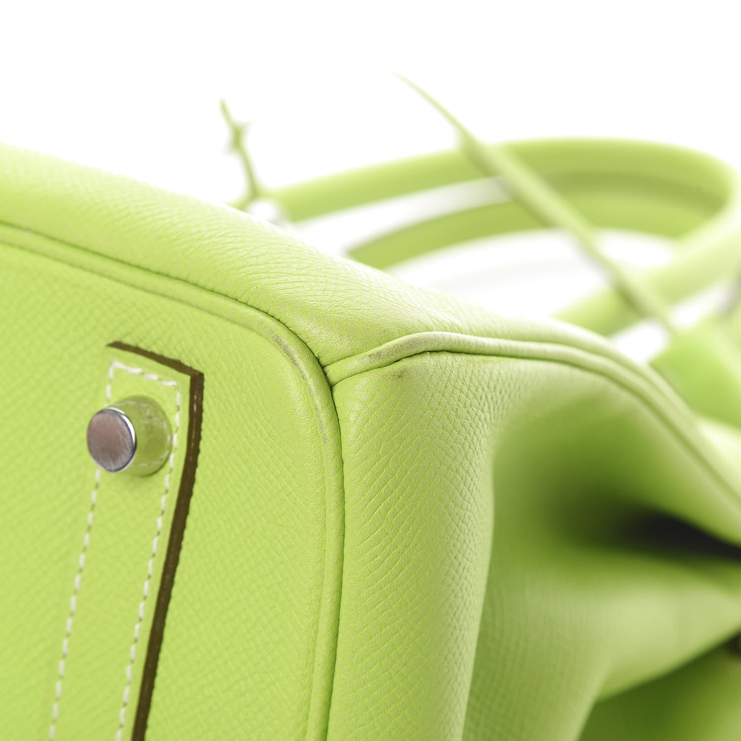 Hermes Epsom Candy Birkin 30 Kiwi Lichen 36 of 38