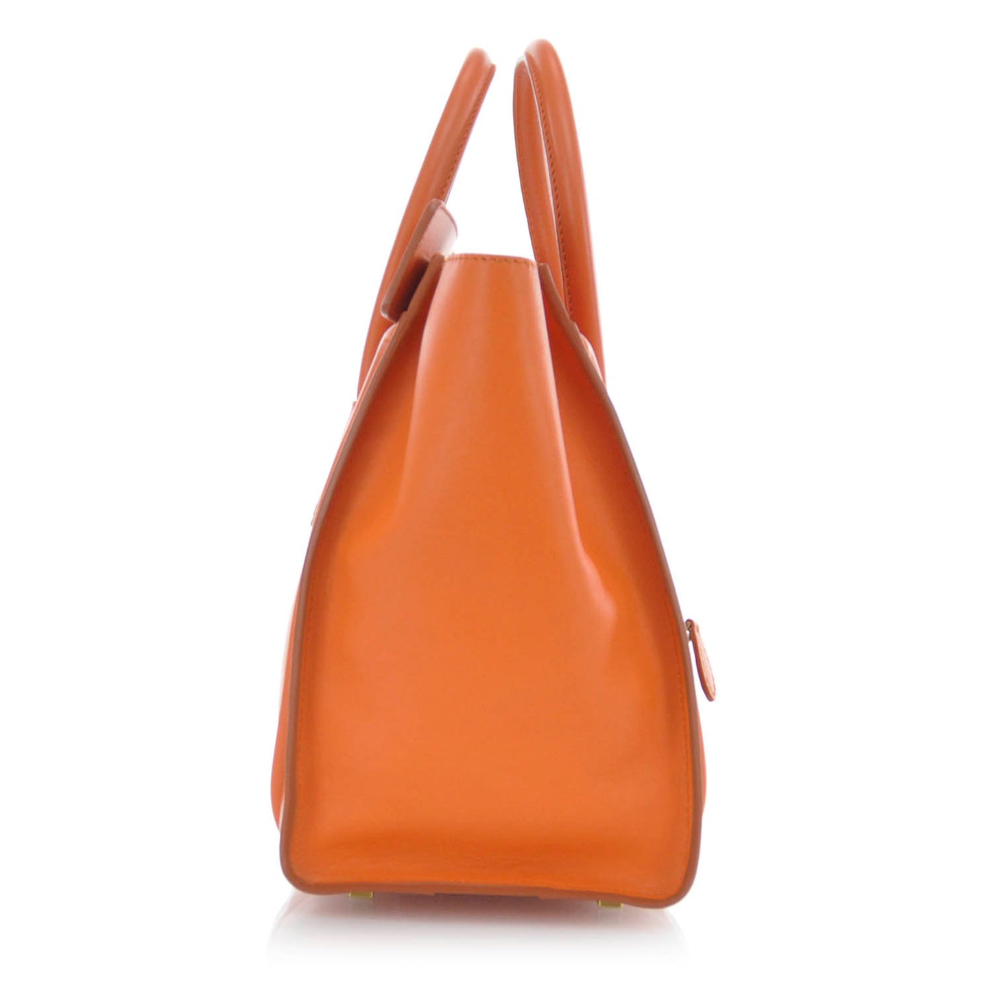 Smooth Calfskin Mini Luggage Orange