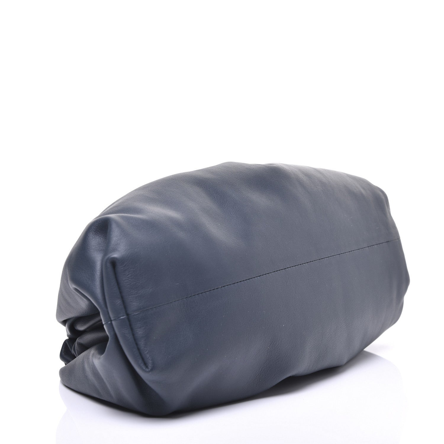 Bottega Veneta Smooth Butter Calf The Pouch Oversized Clutch Deep Blue 4 of 11