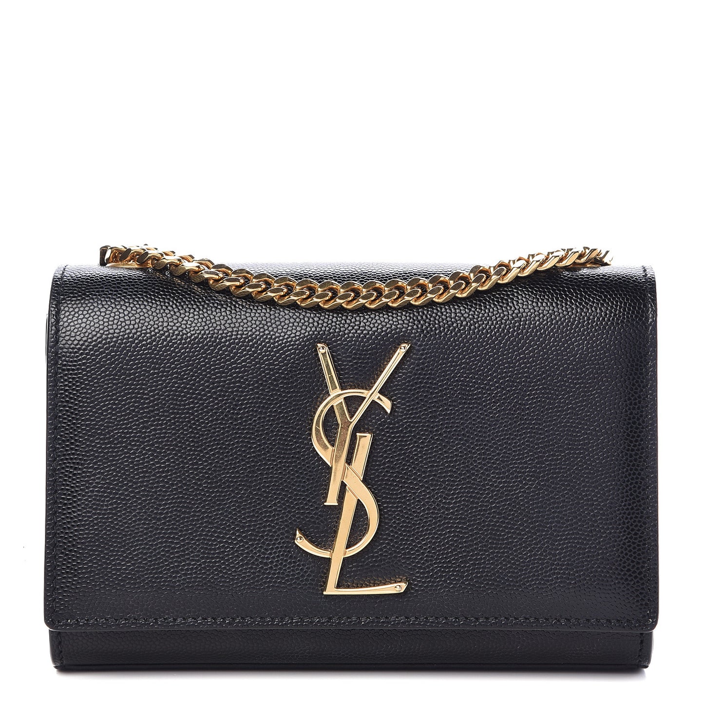Grain De Poudre Small Monogram Kate Satchel Black