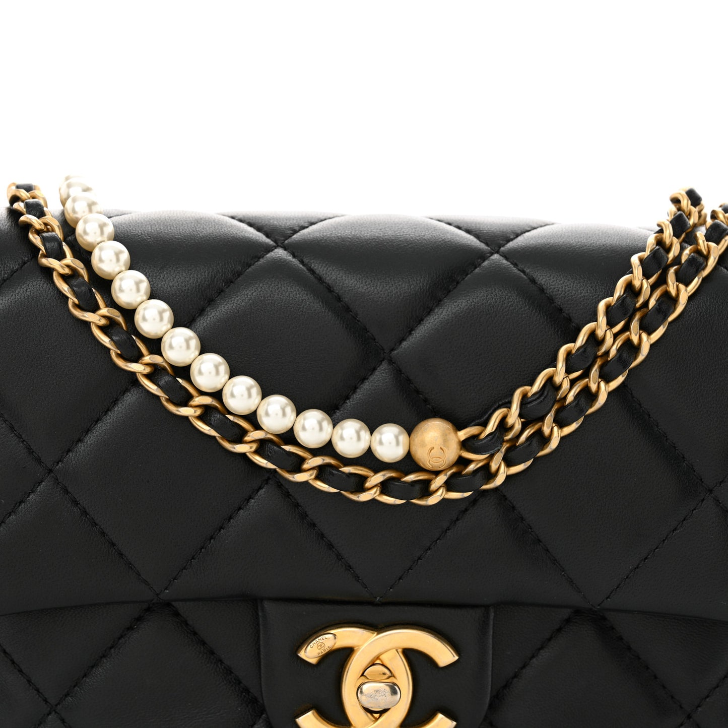 Lambskin Quilted Mini My Perfect Flap Black