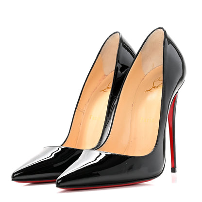 Christian Louboutin Patent So Kate 100 Pumps 38 Black 3 of 15