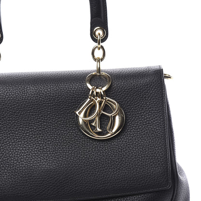 Christian Dior Bullcalf Medium Be Dior Flap Black Fraise 6 of 8