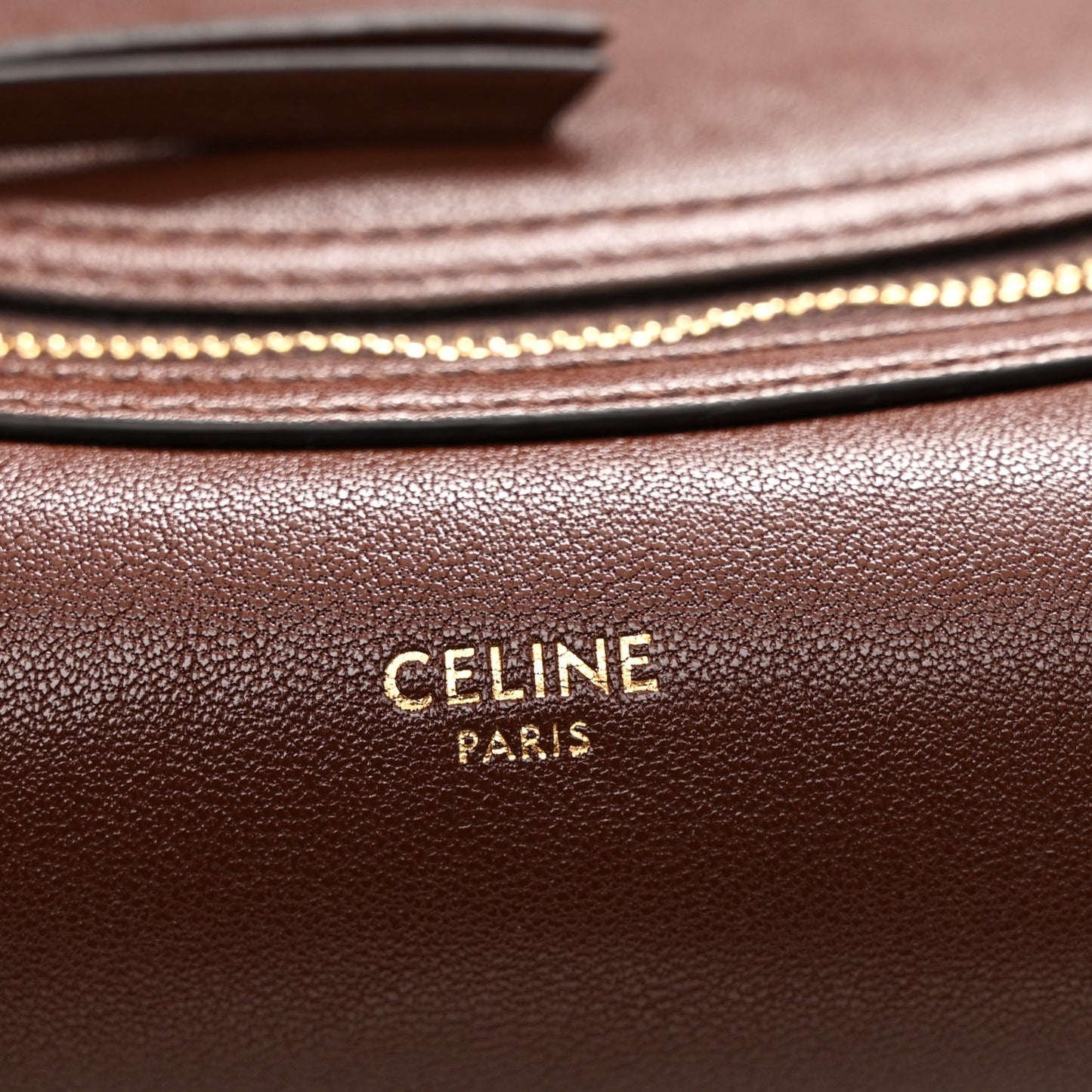 Supple Shiny Lambskin Medium Smiling New Luggage Brick