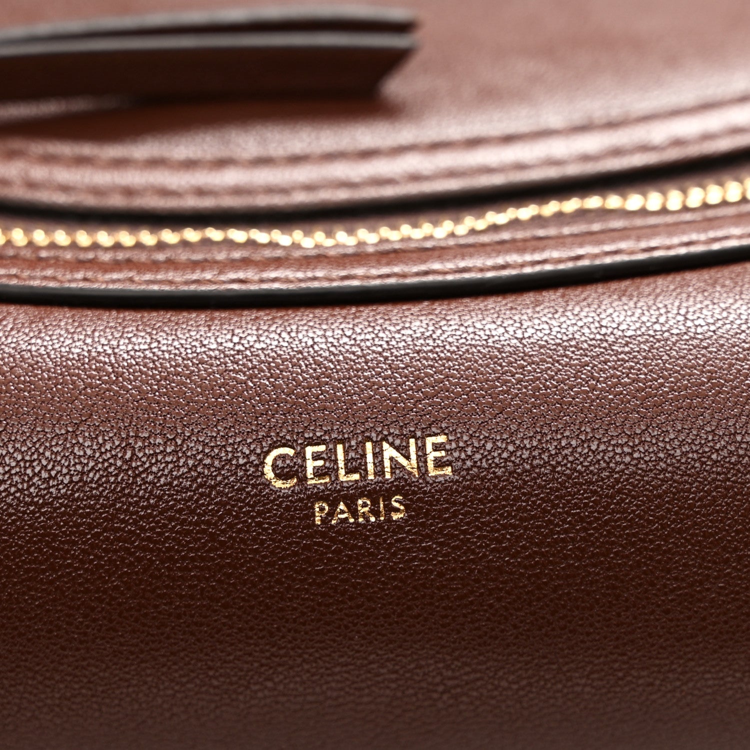 Celine Supple Shiny Lambskin Medium Smiling New Luggage Brick 6 of 11