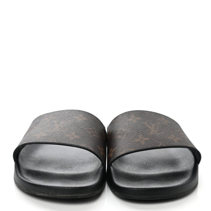Louis Vuitton Rubber Monogram Mens Waterfront Mules 8 Macassar 2 of 8