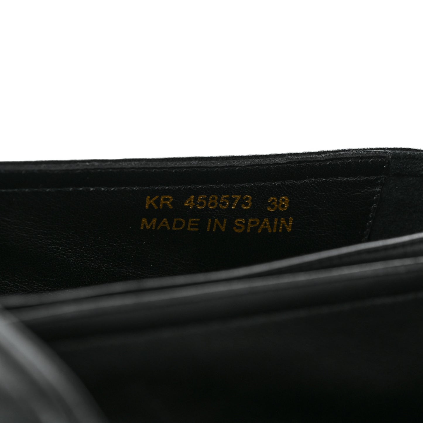 Lambskin Monogram Espadrilles 38 Black