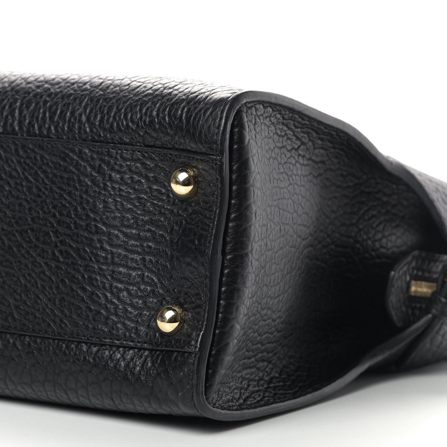 Burberry Heritage Grain Calfskin Large Clarborough Tote Black 8 of 10