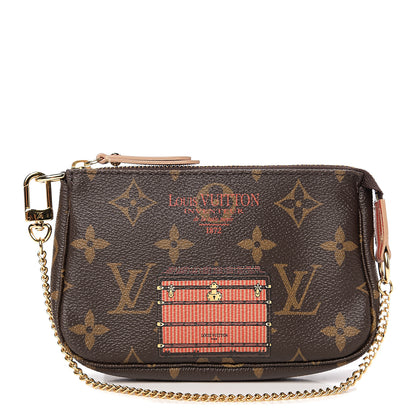 Louis Vuitton Monogram Trunks and Locks Mini Pochette Accessories 1 of 6