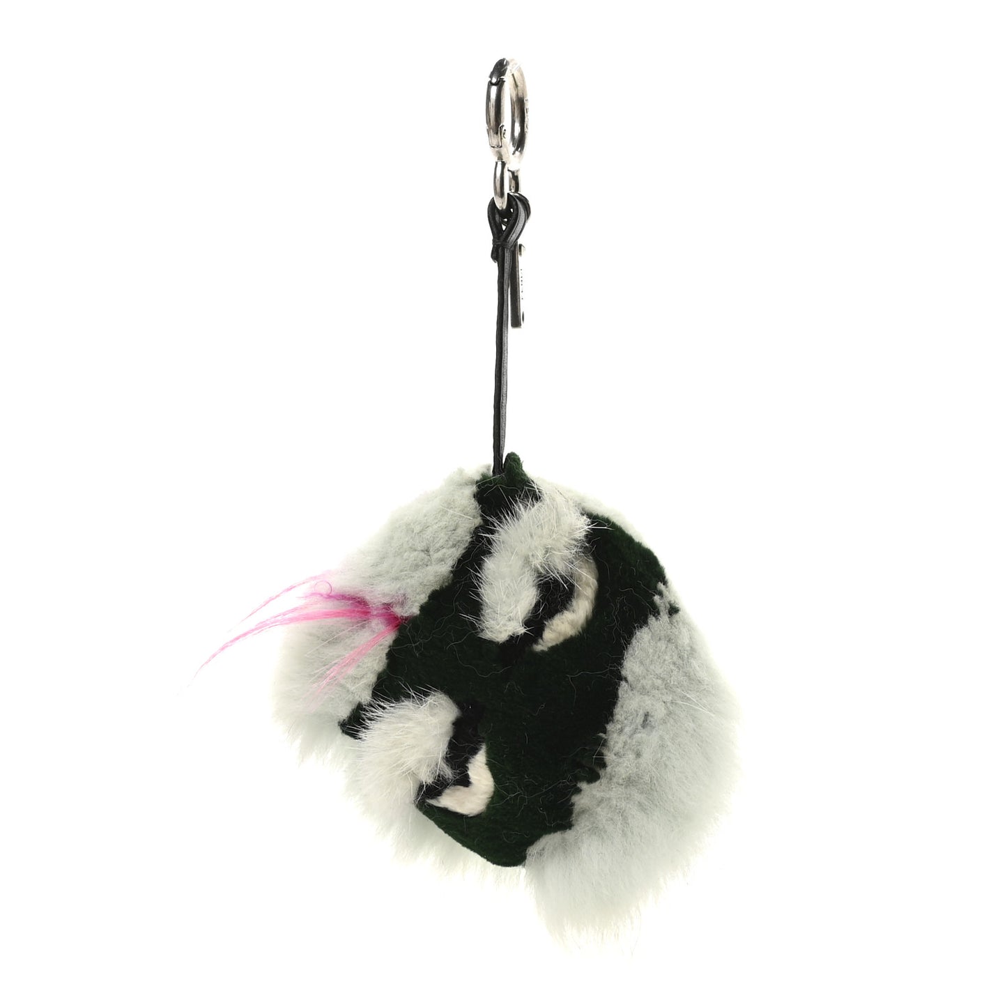Fox Rabbit Goat Mink Fur Vitello Flamingo Bagood Monster Bag Bug Charm  Light Blue
