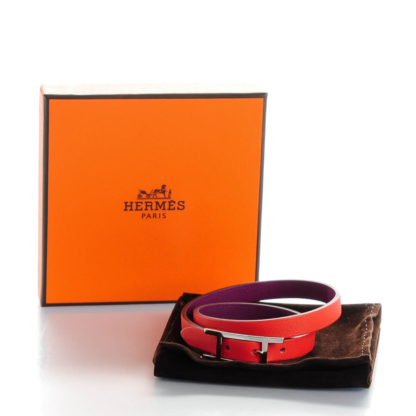 Swift Behapi Double Tour Reversible Bracelet Small Anemone Capucine
