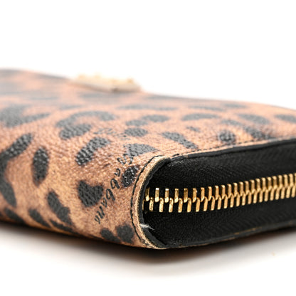 Dolce & Gabbana Dauphine Leopard Print Zip Around Wallet 7 of 9