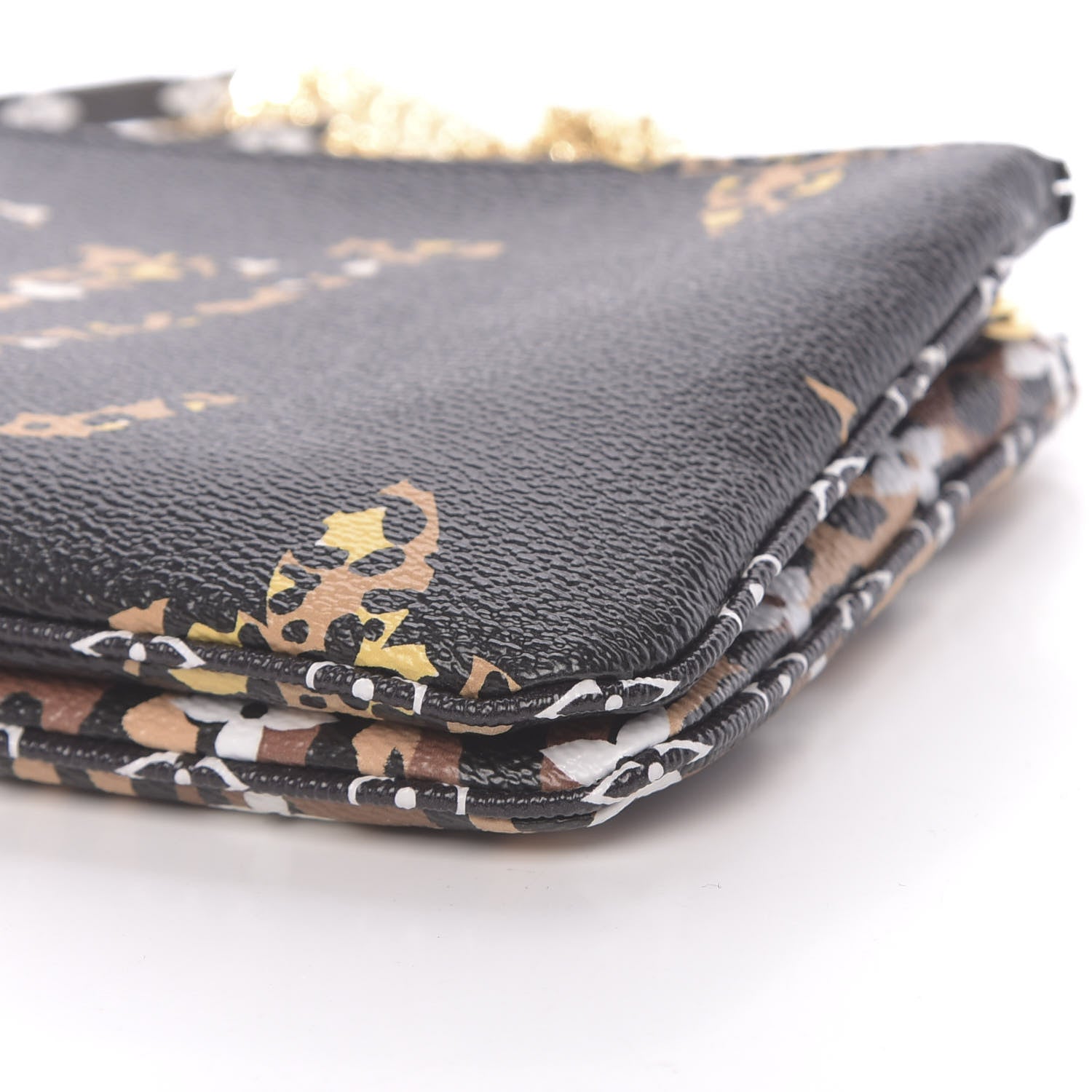 Louis Vuitton Monogram Giant Jungle Pochette Double Zip Black 9 of 11