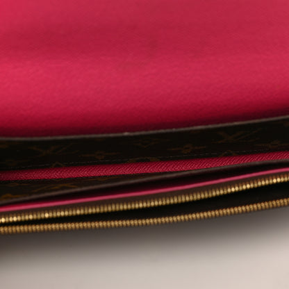 Louis Vuitton Monogram Bloom Flower Emilie Wallet 5 of 6