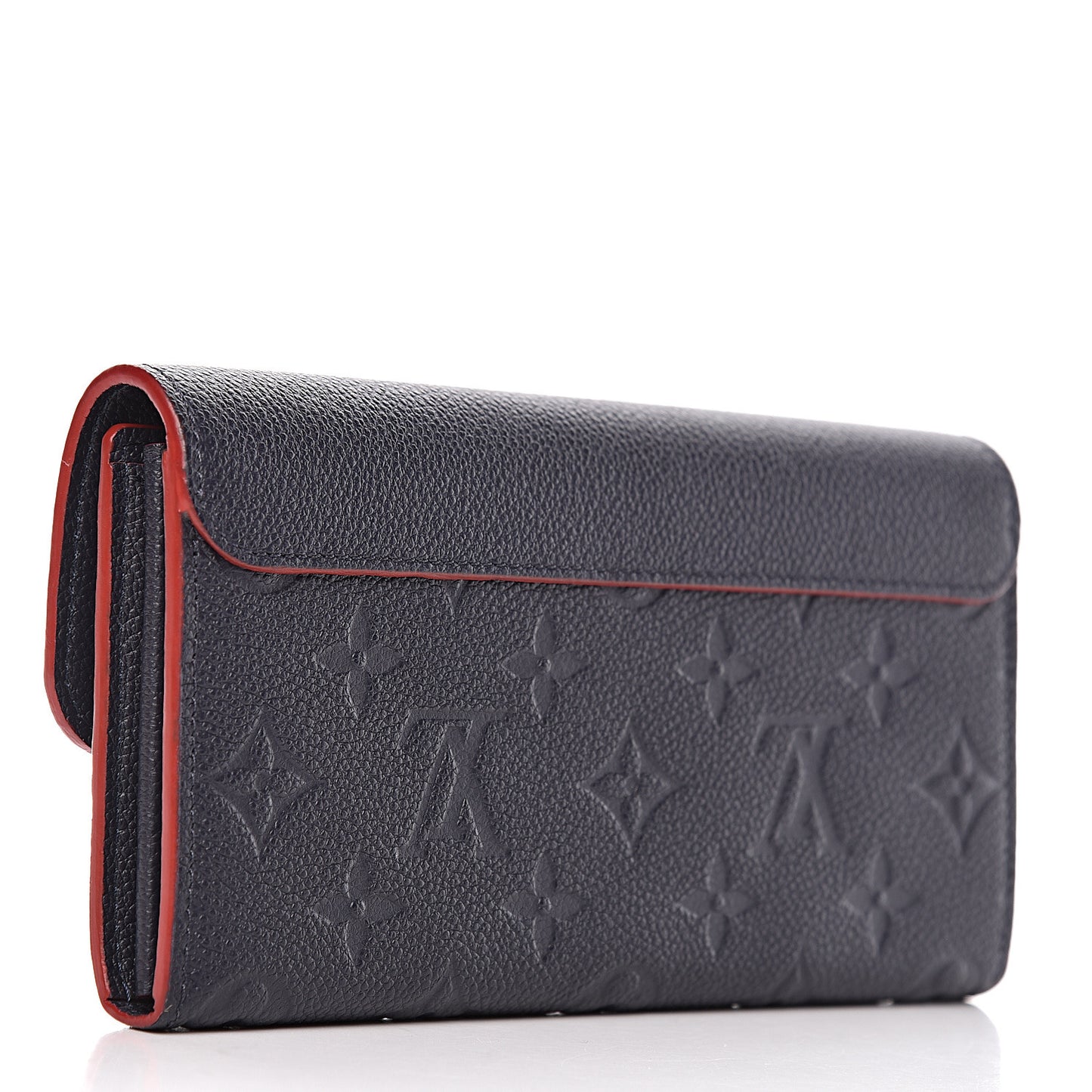 Empreinte Pont-Neuf Wallet Marine Rouge